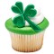 St. Patrick's Day Icons Shamrock Cupcake and Cake Layons Pics 12 set